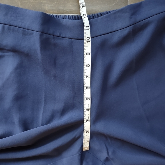 J. Crew Factory Jamie Pant Tapered Leg Pull-On Navy Blue - Picture 13 of 15